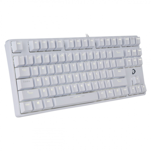 BÀN PHÍM CƠ GAMING DAREU EK87 WHITE (ICE-BLUE LED)