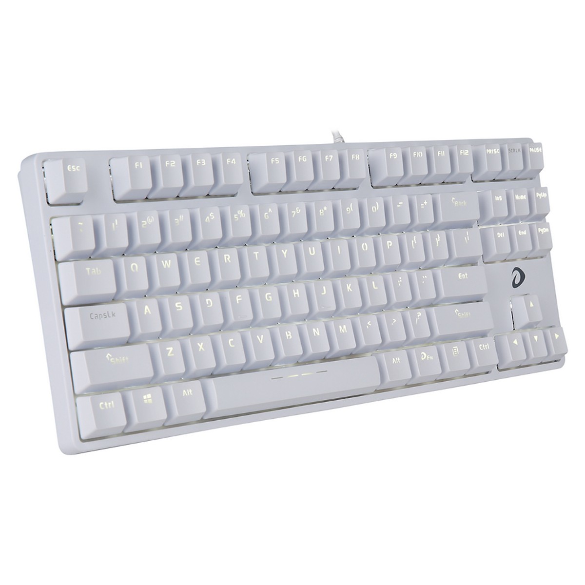 BÀN PHÍM CƠ GAMING DAREU EK87 WHITE (ICE-BLUE LED)