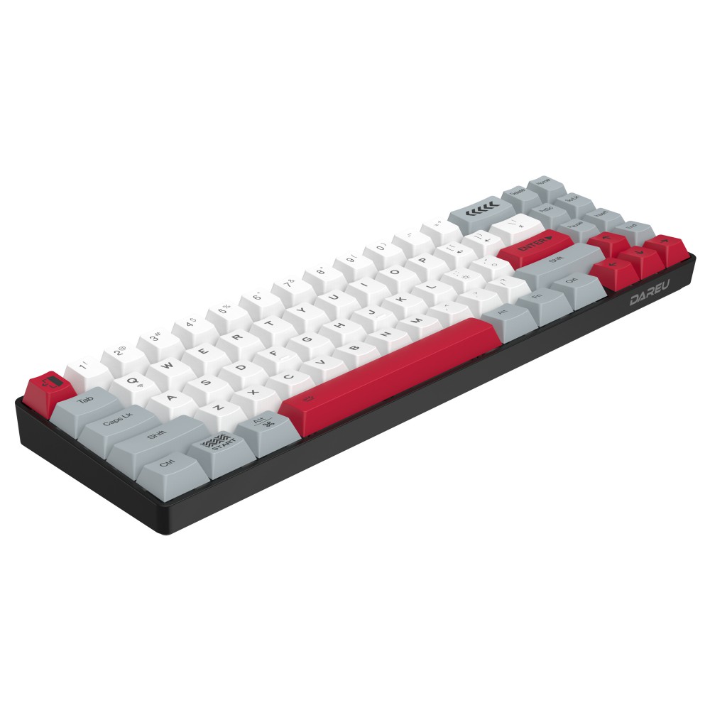 BÀN PHÍM CƠ DAREU EK871 GREY WHITE BLUETOOTH BROWN SWITCH